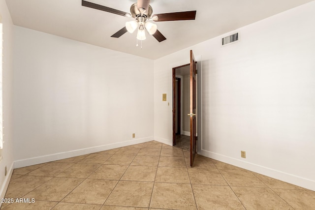 119 E Palomino Dr, Tempe, AZ 85284 - spare room with a ceiling fan and light tile patterned flooring