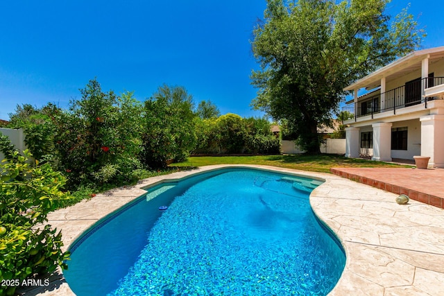 119 E Palomino Dr, Tempe, AZ 85284 - view of swimming pool with a patio and a fenced backyard