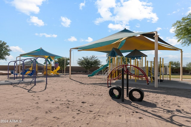 view of communal playground