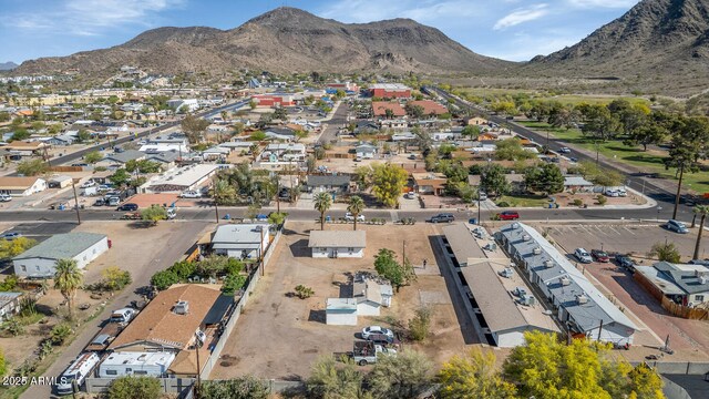 715 W Cinnabar Ave, Phoenix, AZ 85021 - bird's eye view with a mountain view and a residential view