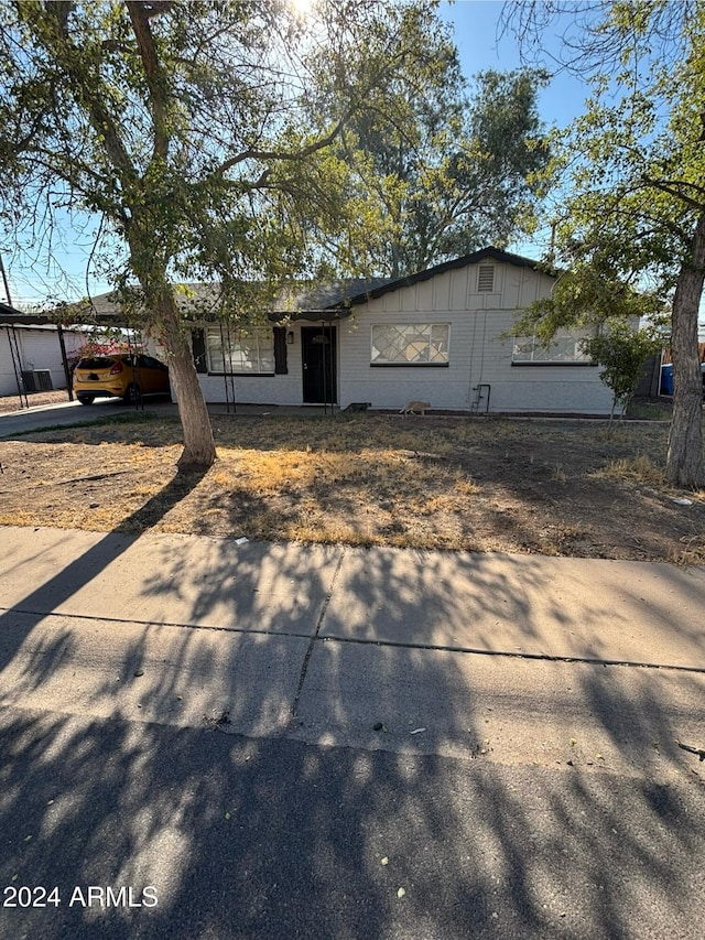 view of ranch-style house