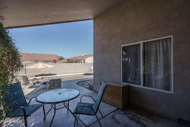 view of patio