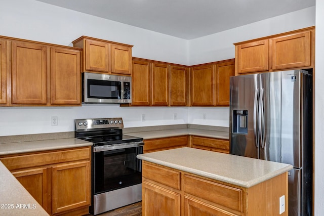 kitchen with stainless steel appliances