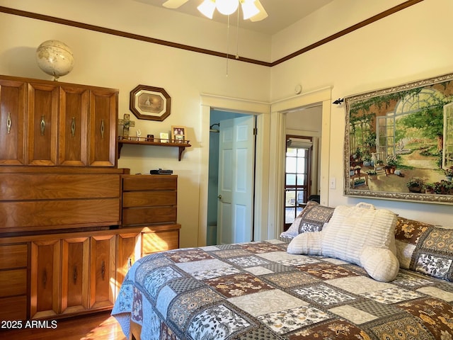 510 Tombstone Cyn, Bisbee, AZ 85603 - bedroom with wood finished floors