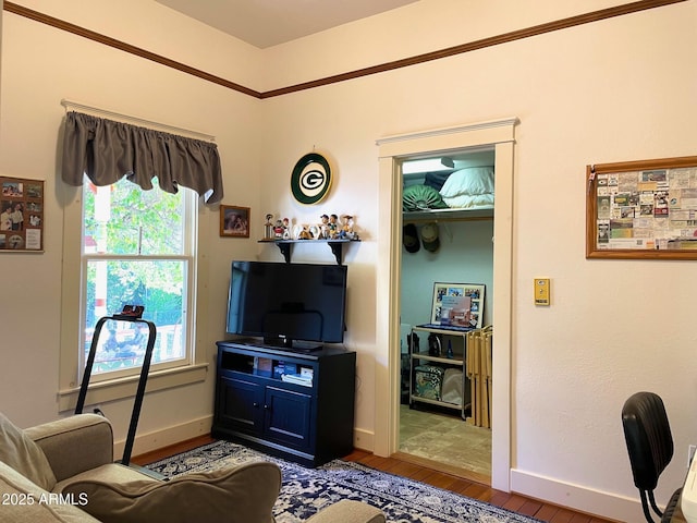 510 Tombstone Cyn, Bisbee, AZ 85603 - living area with wood finished floors and baseboards