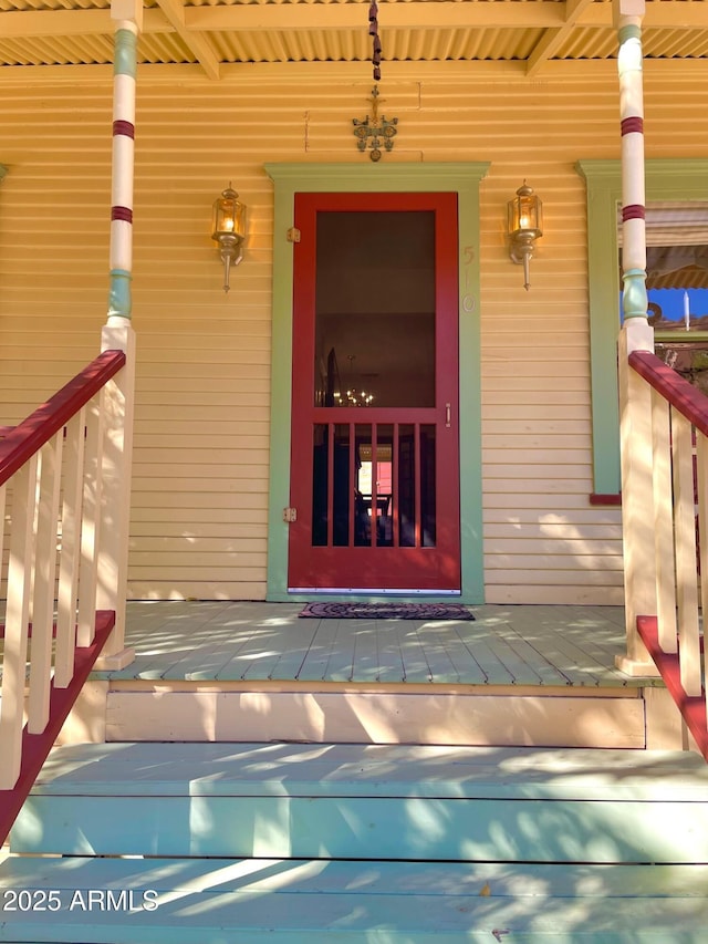 510 Tombstone Cyn, Bisbee, AZ 85603 - property entrance with a porch