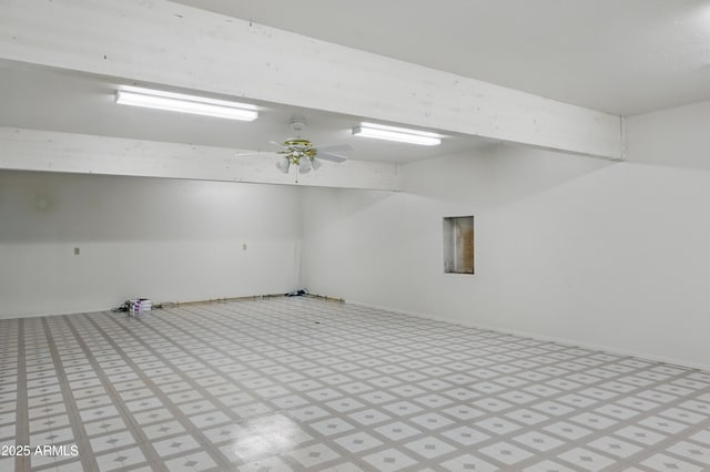 889 E Dealers Choice Ln, Payson, AZ 85541 - basement featuring ceiling fan and light floors