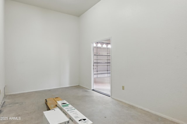 889 E Dealers Choice Ln, Payson, AZ 85541 - spare room featuring concrete flooring and baseboards