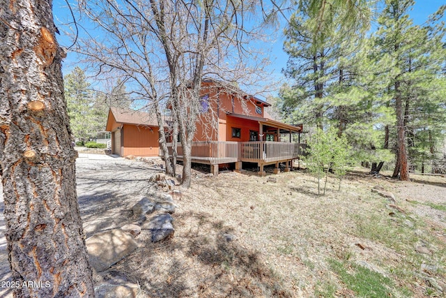 17425 Sequoia Dr, Munds Park, AZ 86017 - back of property featuring a deck