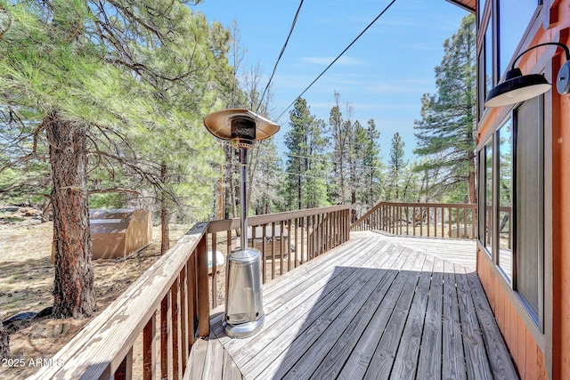17425 Sequoia Dr, Munds Park, AZ 86017 - view of wooden deck
