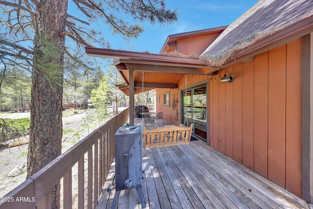 17425 Sequoia Dr, Munds Park, AZ 86017 - view of wooden terrace