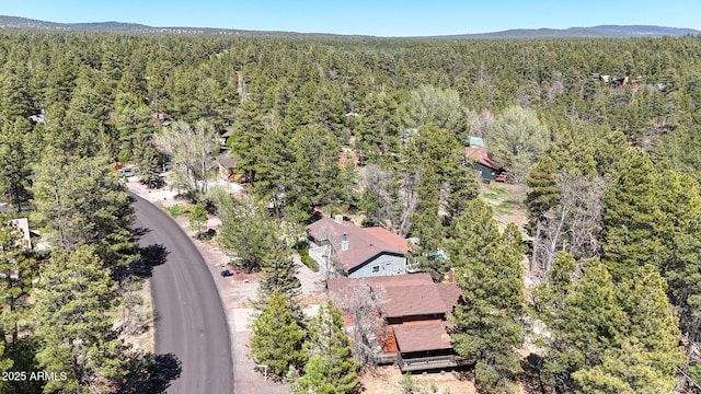17425 Sequoia Dr, Munds Park, AZ 86017 - drone / aerial view of a heavily wooded area