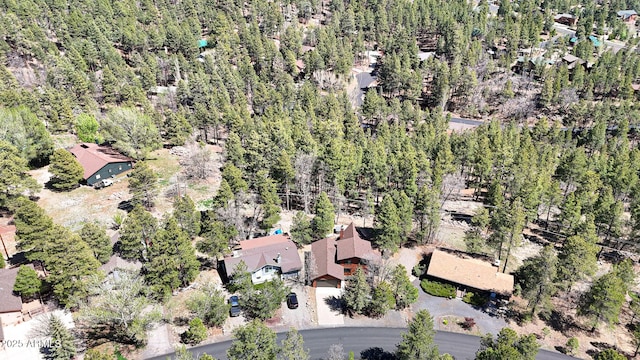17425 Sequoia Dr, Munds Park, AZ 86017 - aerial view of property and surrounding area featuring a forest