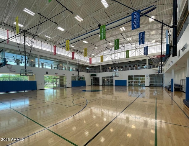 view of basketball court