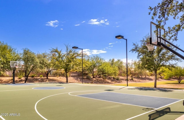 view of sport court