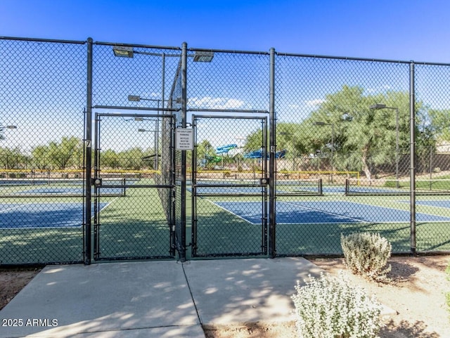 view of sport court