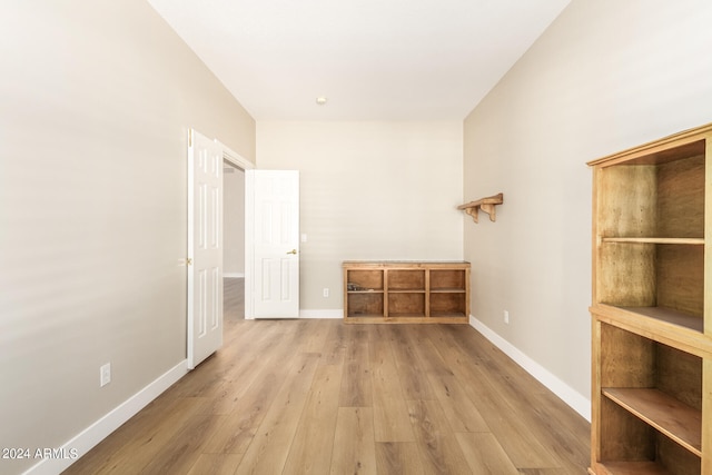 interior space featuring light hardwood / wood-style flooring