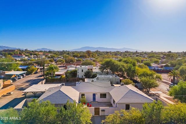 300 N Cherry Ave N, Tucson, AZ 85719 - aerial view of residential area featuring a mountain backdrop