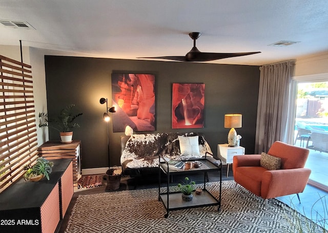 202 N Florence Ave, Litchfield Park, AZ 85340 - living room with a ceiling fan