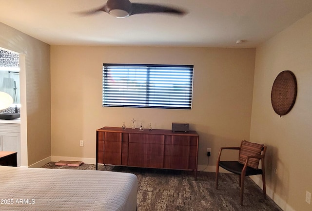 202 N Florence Ave, Litchfield Park, AZ 85340 - bedroom with baseboards and ceiling fan