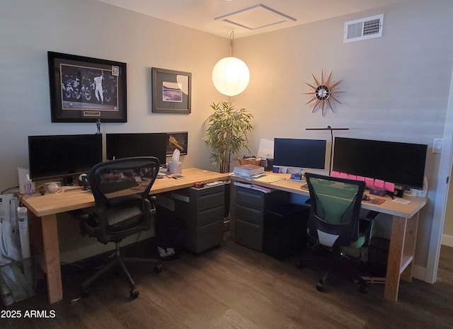 202 N Florence Ave, Litchfield Park, AZ 85340 - home office featuring wood finished floors