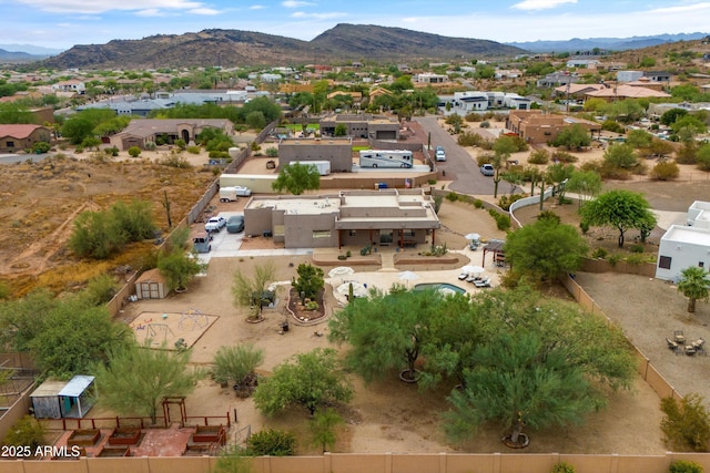 3019 W Trail Dr, Phoenix, AZ 85086 - aerial view featuring a mountain view and a residential view