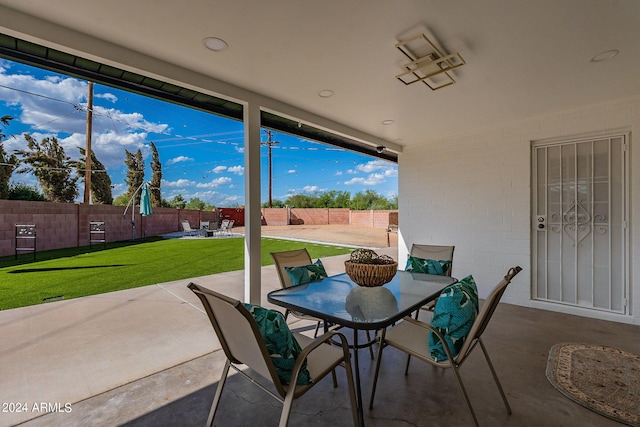 view of patio / terrace