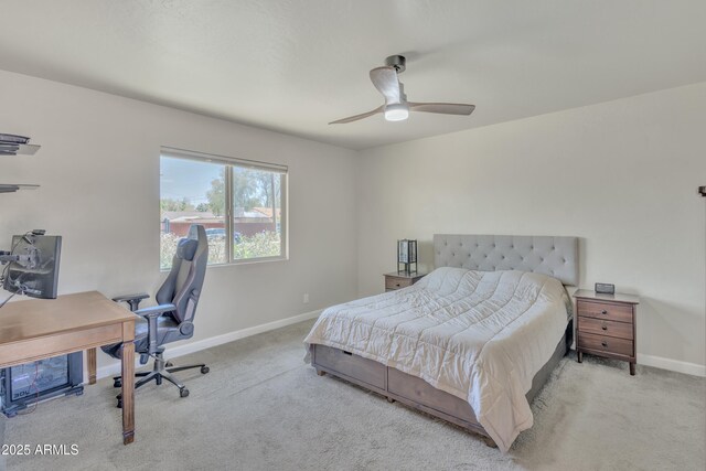 101 W 8th Pl, Mesa, AZ 85201 - carpeted bedroom with ceiling fan and baseboards