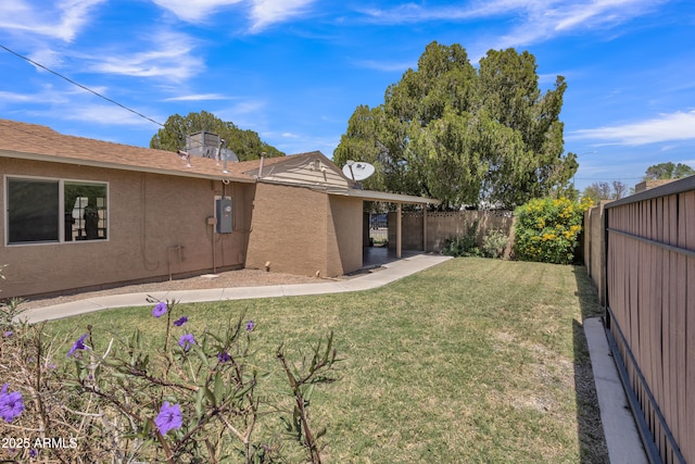 101 W 8th Pl, Mesa, AZ 85201 - view of yard featuring a fenced backyard