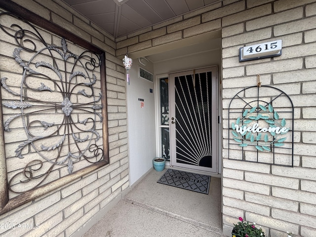 view of entrance to property