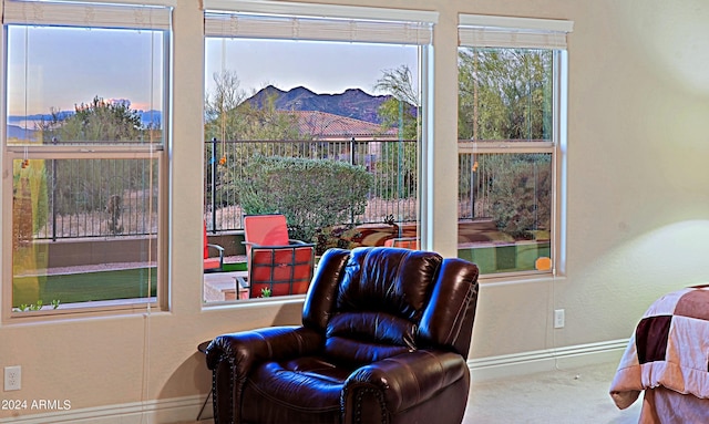 carpeted bedroom with baseboards