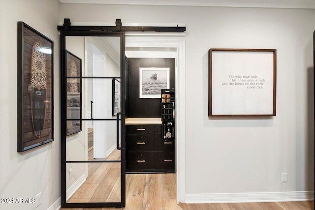 room details with wood-type flooring