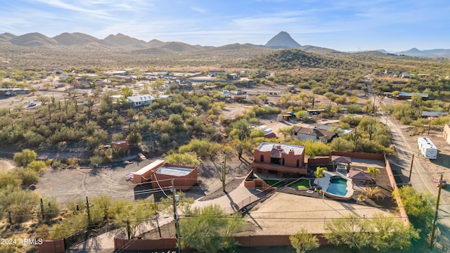 47012 N New River Rd, New River, AZ 85087 - aerial perspective of suburban area with mountains