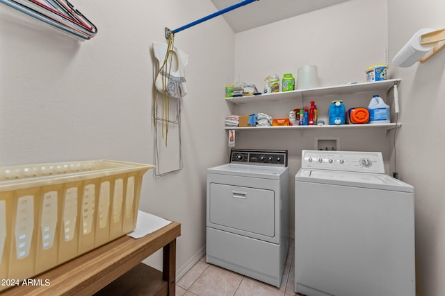 22900 W Hylton Way, Congress, AZ 85332 - washroom with washer and dryer and light tile patterned floors