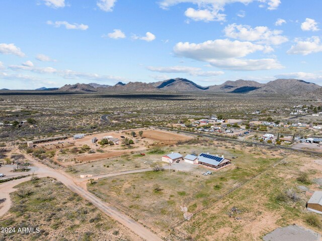 22900 W Hylton Way, Congress, AZ 85332 - birds eye view of property featuring a mountain view