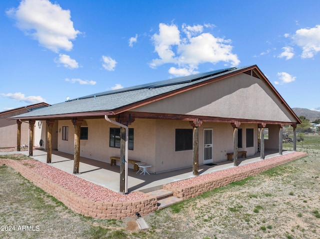 22900 W Hylton Way, Congress, AZ 85332 - rear view of property with a patio