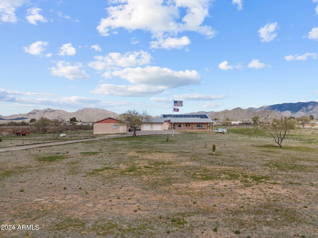 22900 W Hylton Way, Congress, AZ 85332 - view of yard with a mountain view and a rural view