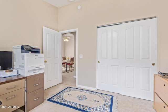 bedroom with a closet