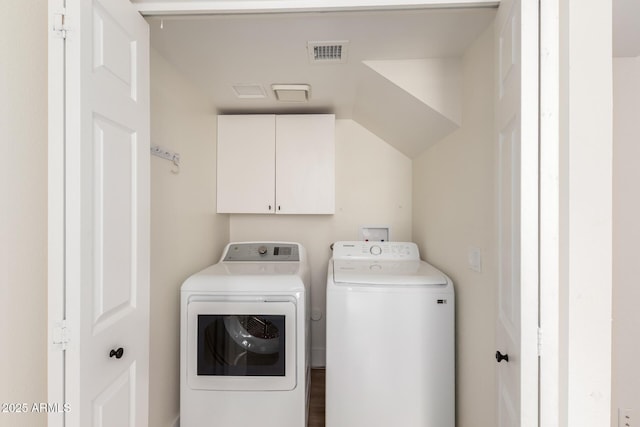 7702 W Piute Ave, Glendale, AZ 85308 - washroom with separate washer and dryer and cabinet space