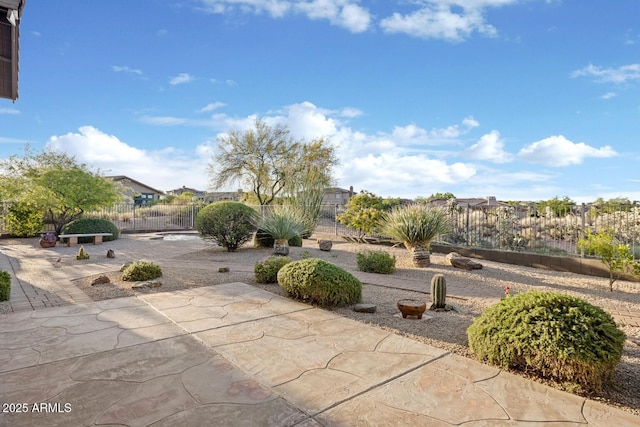 view of patio / terrace with fence