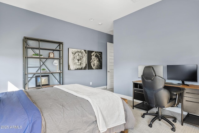 bedroom featuring baseboards