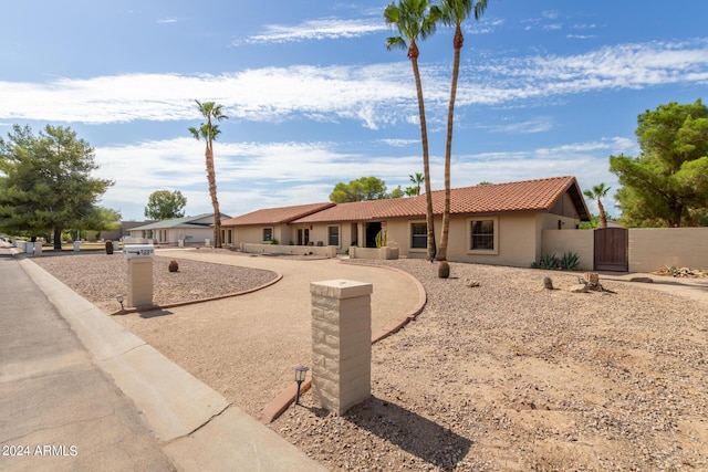 view of ranch-style house