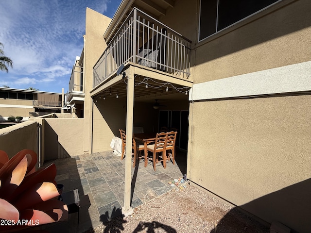 4615 N 22nd St Unit 113, Phoenix, AZ 85016 - view of patio / terrace featuring fence and a balcony