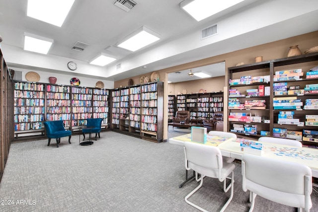 office featuring carpet flooring