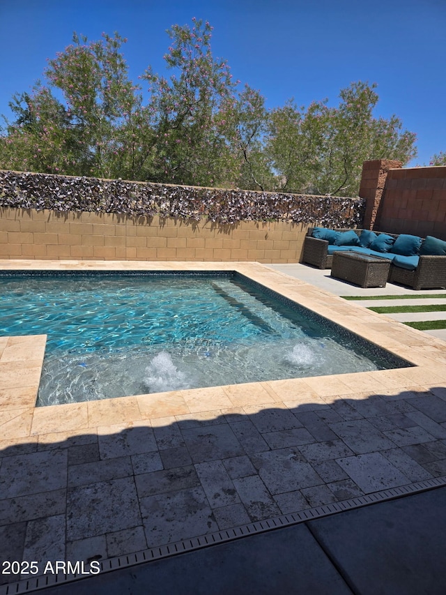 9302 W Georgia Ave, Glendale, AZ 85305 - view of pool featuring a patio area and a fenced backyard