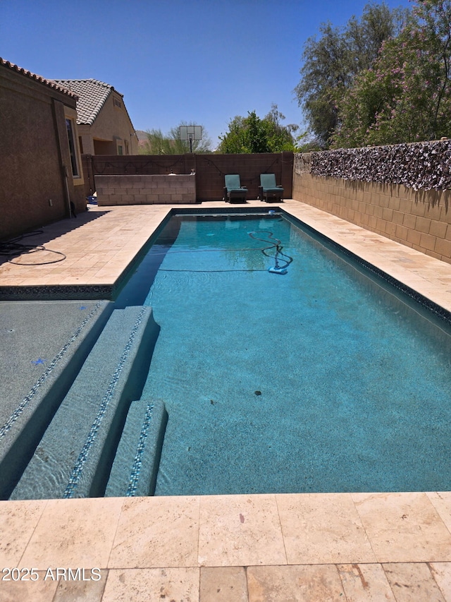 9302 W Georgia Ave, Glendale, AZ 85305 - view of pool with a fenced backyard and a patio