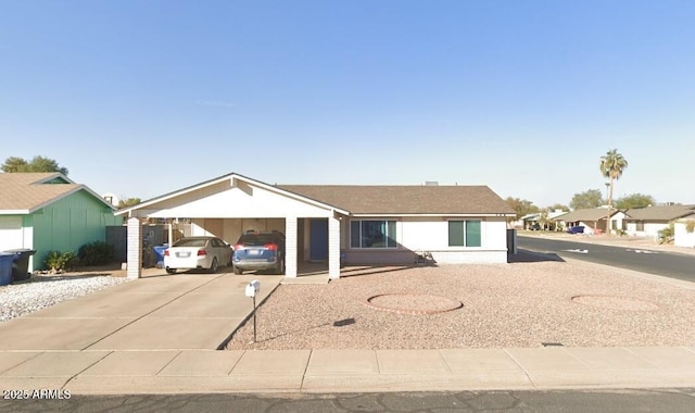 602 W Yale Dr, Tempe, AZ 85283 - ranch-style home with driveway and an attached carport