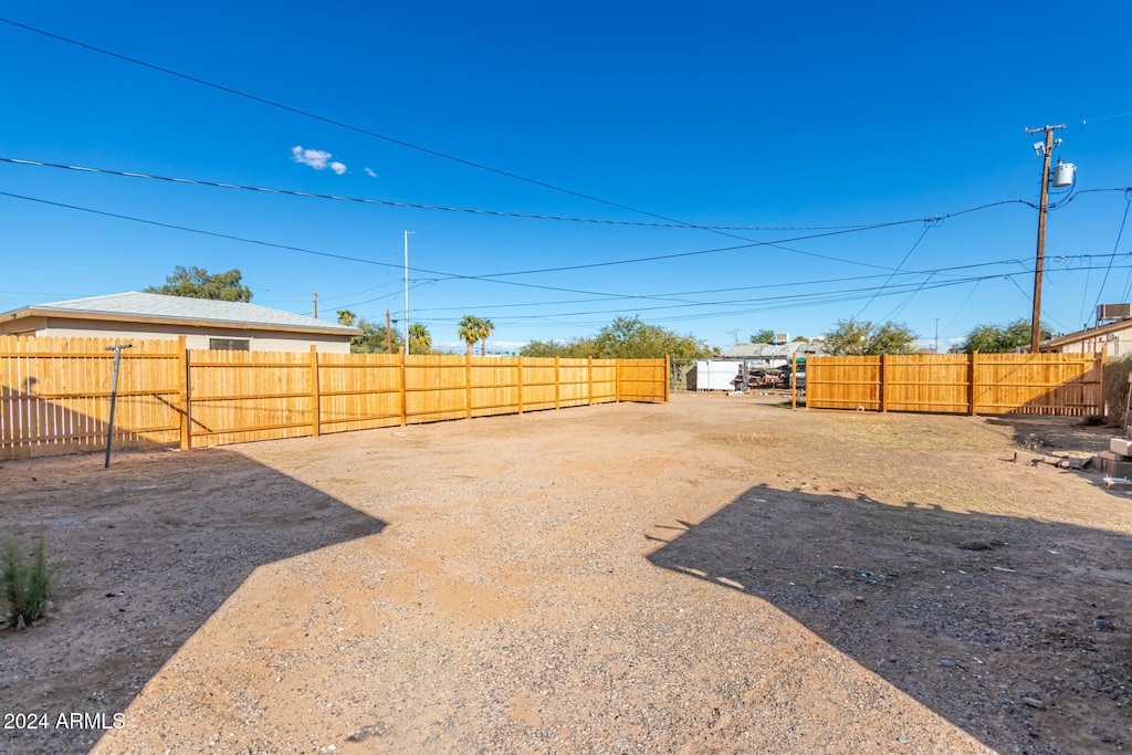 view of yard