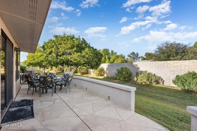 view of patio