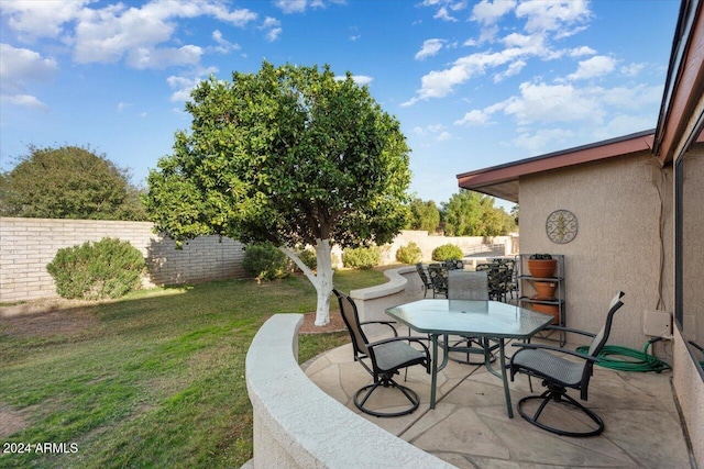 view of patio